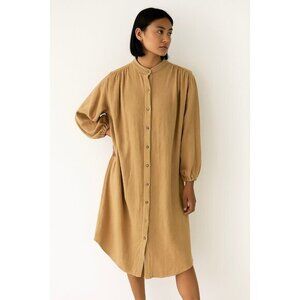 Na Nin Vintage Style The Gloria Waffled Cotton Tunic Dress Size 2